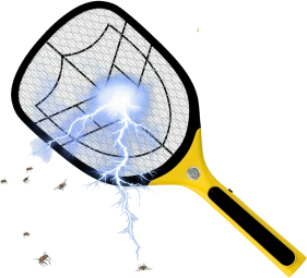 Electric Fly Killer Bug Zapper Racket Mosquito Insect Pest Swatter Wasp Trap Bat