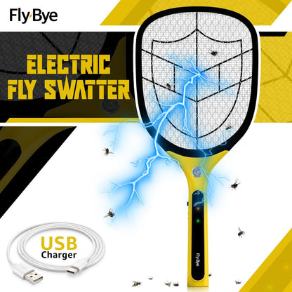 Electric Fly Killer Bug Zapper Racket Mosquito Insect Pest Swatter Wasp Trap Bat